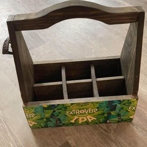 Wooden Six Pack carrier